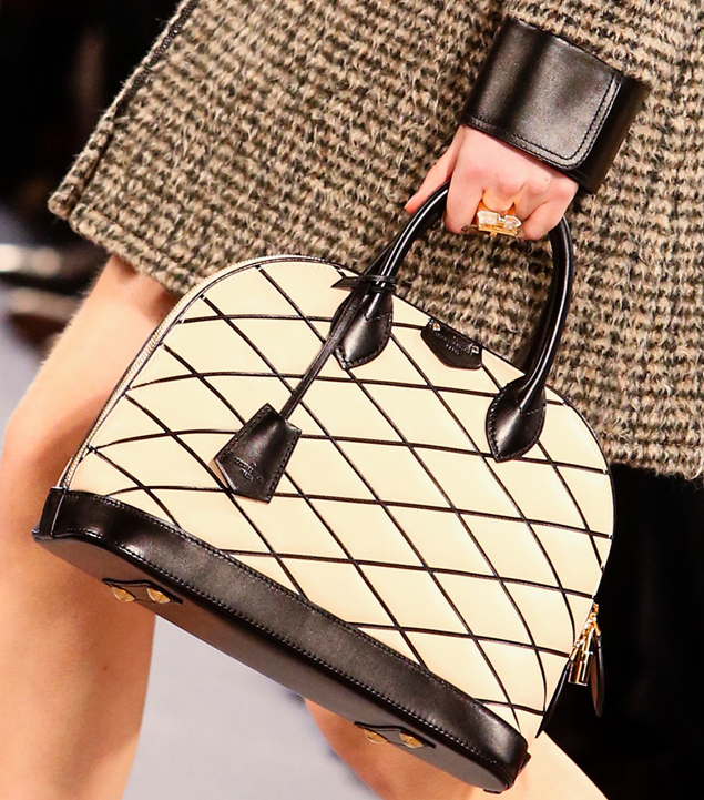 Louis Vuitton Alma Bag with Diamond Print