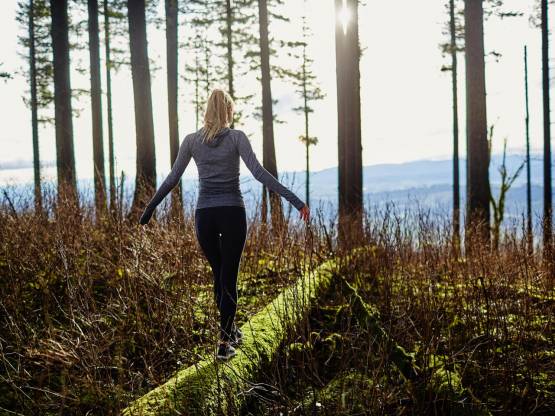 Want to find calm but can’t sit still? Try this walking meditation