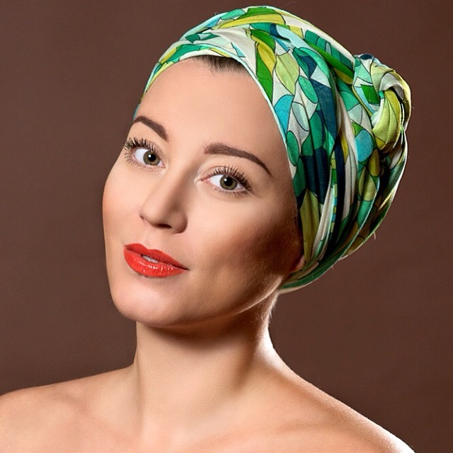 Красиво завязать платок на голове после химиотерапии пошагово
